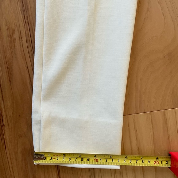 BCBG MAXAZRIA Ivory Slim Leg Pant, Size X-Small - Picture 9 of 10